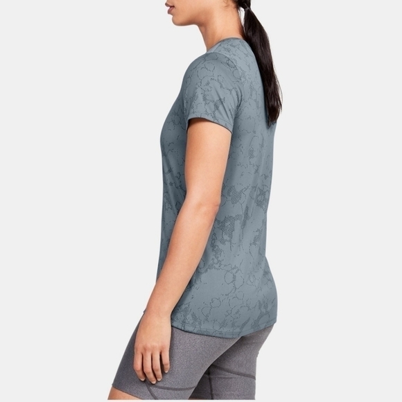 Under Armour Women's UA Tech™ Marble Jacquard Short Sleeve - Picture 3 of 6